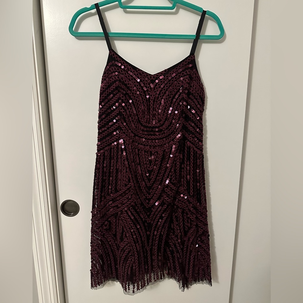 Free People | sequin embroidered dress